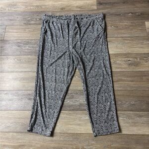 Torrid Ponte Pants Sz 3 Herringbone Paper bag Elastic Waist Stretch Office Comfy